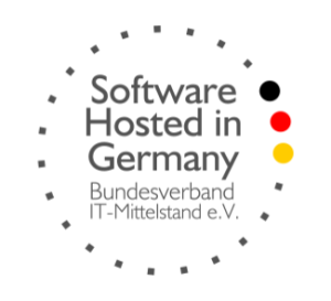 Siegel Software Hosted in Germany vom Bundesverband IT-Mittelstand e.V.